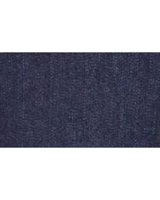 AG Jeans Blue Farrah High Waist Raw Hem Crop Bootcut Jeans