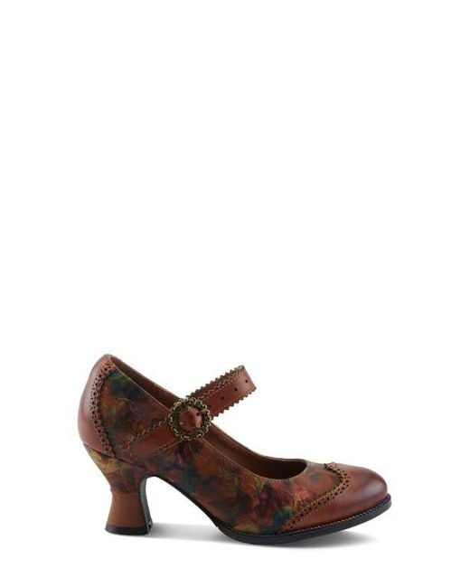 Spring Step Brown Macias Mary Jane Pump
