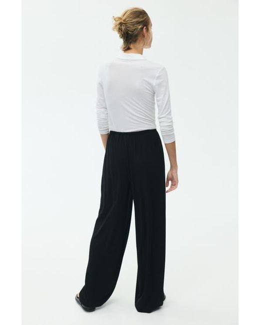 H&M Black Balloon Drawstring Trousers