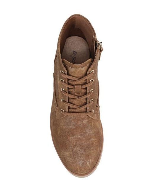 Dr. Scholls Brown Northstar Lace-Up Bootie