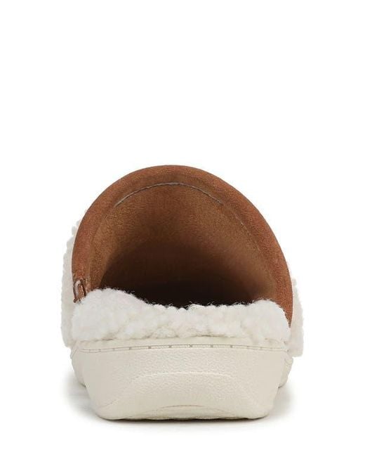 Vionic Natural Izzy Faux Shearling Clog