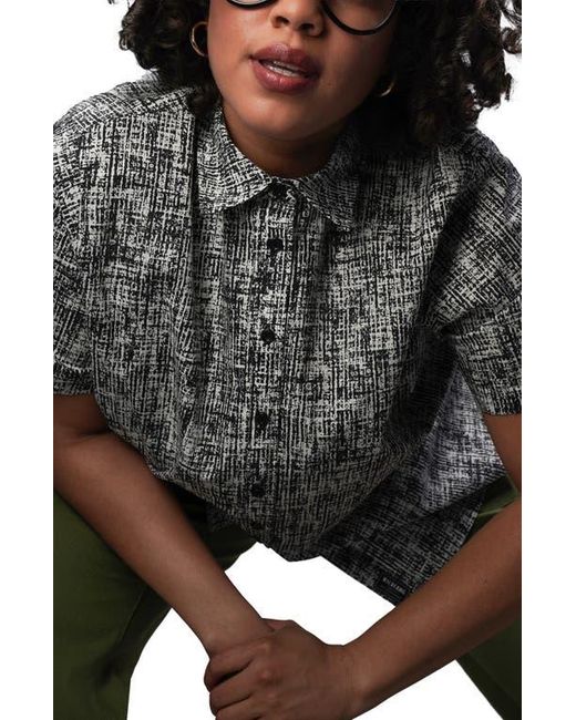 WILDFANG Black The Essential Button Up