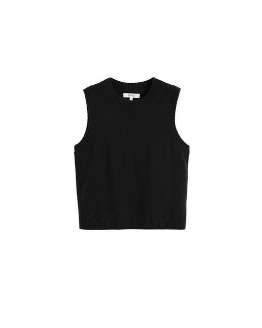 Chinti & Parker Black Wool Cashmere Tank
