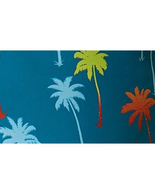 Tommy Bahama Blue Naples Pom Palms Swim Trunks for men