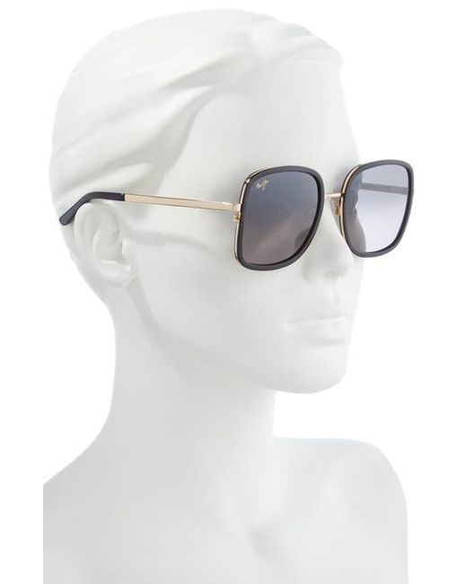 Maui Jim Multicolor Pua 55Mm Polarized Square Sunglasses