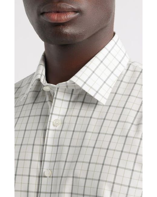 Nordstrom Traditional Fit Check Non-Iron Cotton Dress Shirt in White for Men | Lyst Nordstrom Traditional Fit Check Non-Iron Cotton Dress Shirt in White for Men | Lyst
