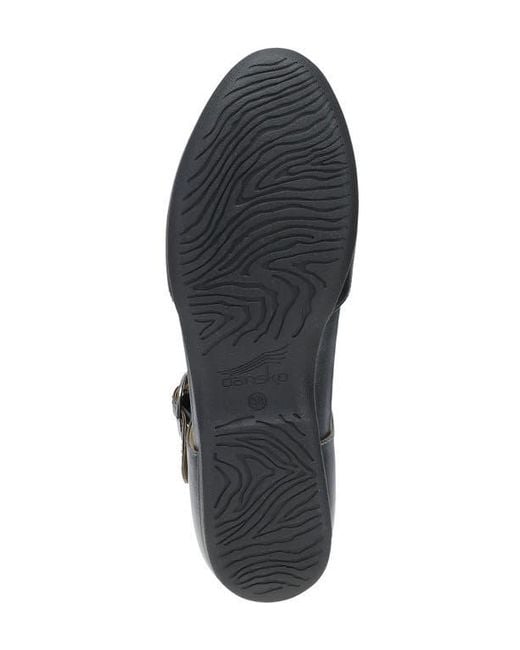 Dansko Multicolor Liv Ankle Strap Flat