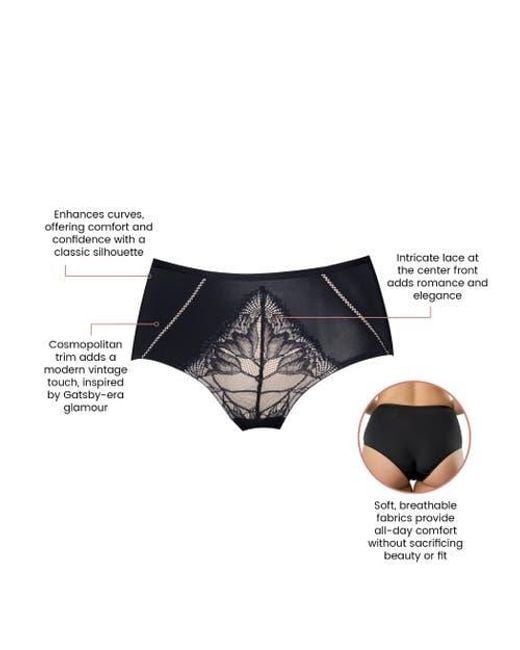 Parfait Black Charlene High Waist Brief