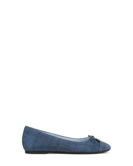 Vionic Blue Klara Cap Toe Ballet Flat