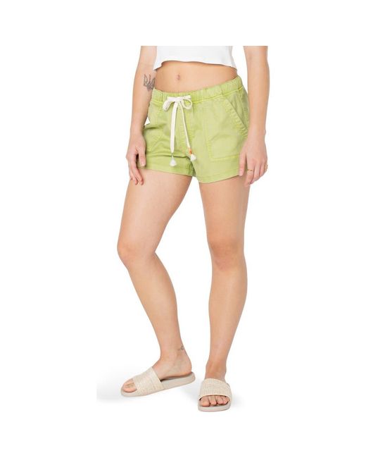 Roxy Green Lil Trooper Drawstring Shorts
