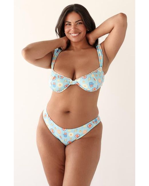 Dippin' Daisy's Brown Nocturnal Cheeky Bikini Bottom
