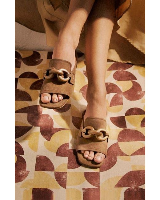 Pedro Garcia Brown Enna Slide Sandal