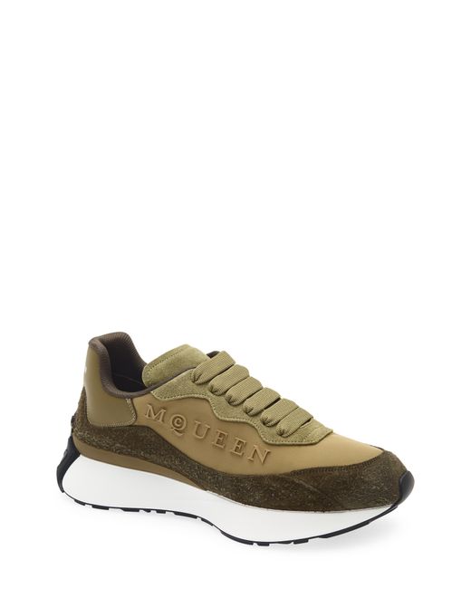 McQueen Green Sprint Runner Sneaker for men
