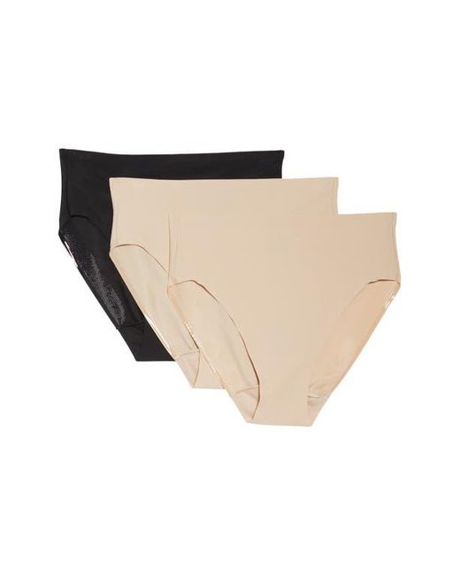 Tc Fine Intimates White 3-Pack Matte Micro High Cut Panties