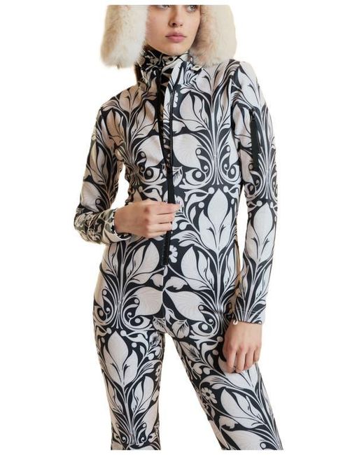 Cynthia Rowley White Bonded Ski Suit