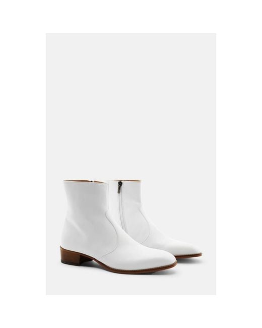 Scarosso White Warren Boots for men
