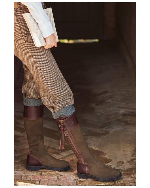 Penelope Chilvers Brown Inclement Long Tassel Waterproof Boot