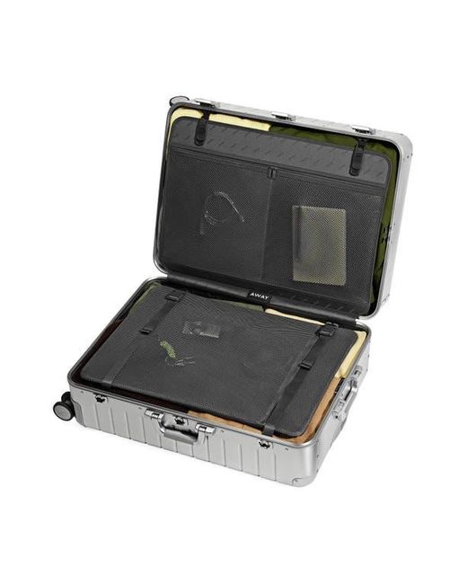 AWAY Gray The Large Suitcase: Aluminum Edition