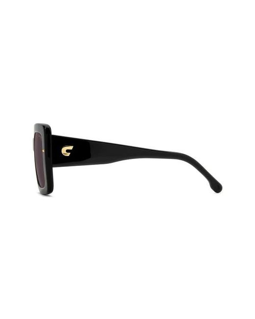 Carrera Black 53Mm Rectangular Sunglasses