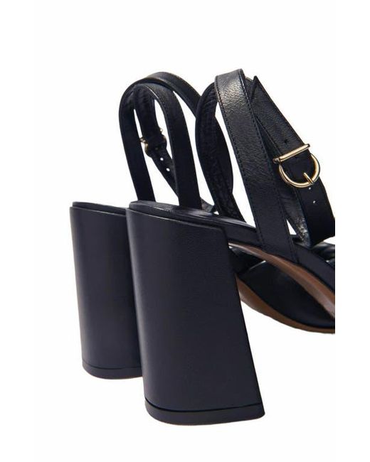 Maje White Plain Leather Sandals With Heels