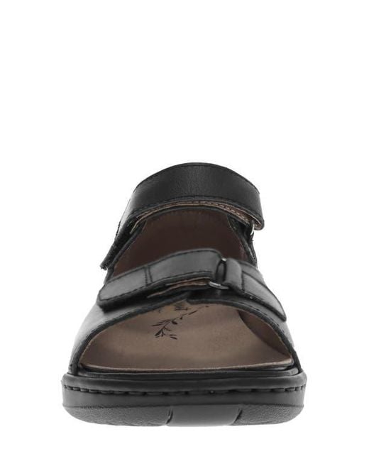 Propet Black Gemma Sandal