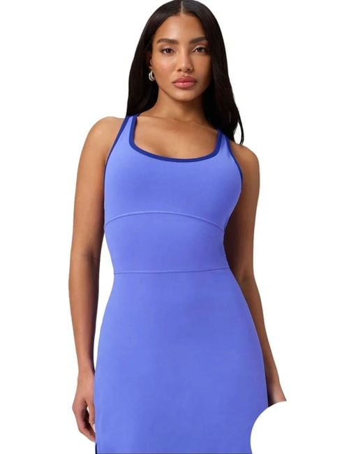 Fabletics Blue Define Performance Dress Classic Mini