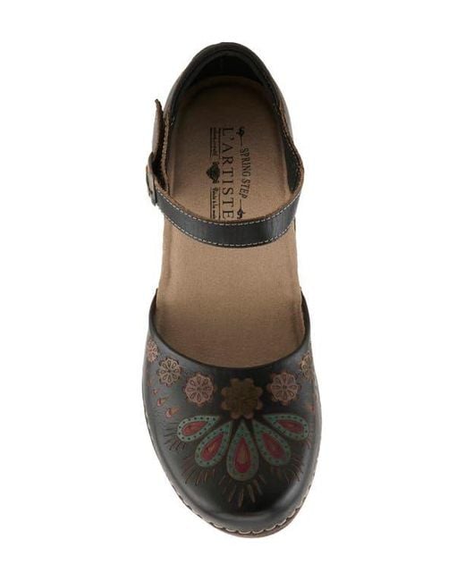 Spring Step Black Bridgitte Clog