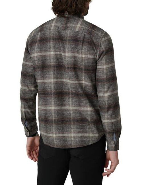 Joe's Jeans Black Oliver Plaid Flannel Button-Up Shirt for men