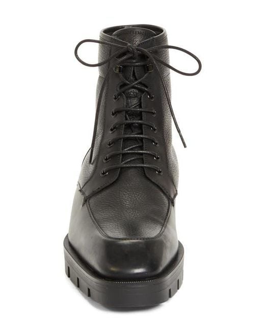 Christian Louboutin Black Caracolo Lion Leather Boot for men