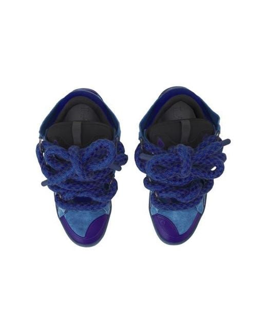 Lanvin Blue Curb Sneakers