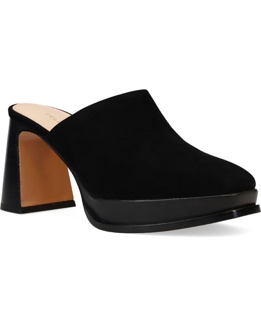 Pelle Moda Black Dilani Platform Mule