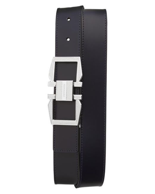 Double gancio leather belt best sale