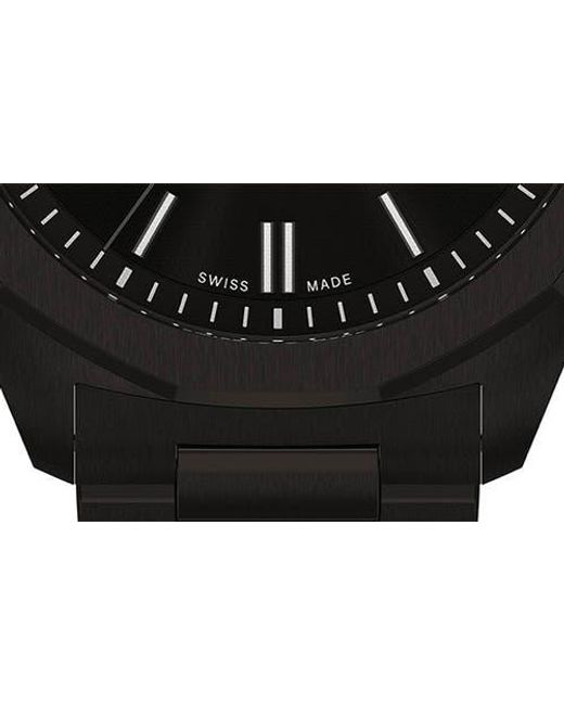 Tissot Black Prc 100 Solar Quartz Bracelet Watch, 39Mm for men