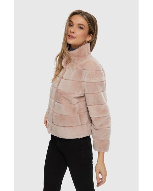 Gorski Natural Shearling Lamb Horizontal Jacket