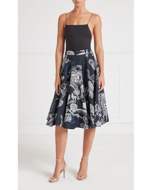 Temperley London Blue Anniversary Skirt