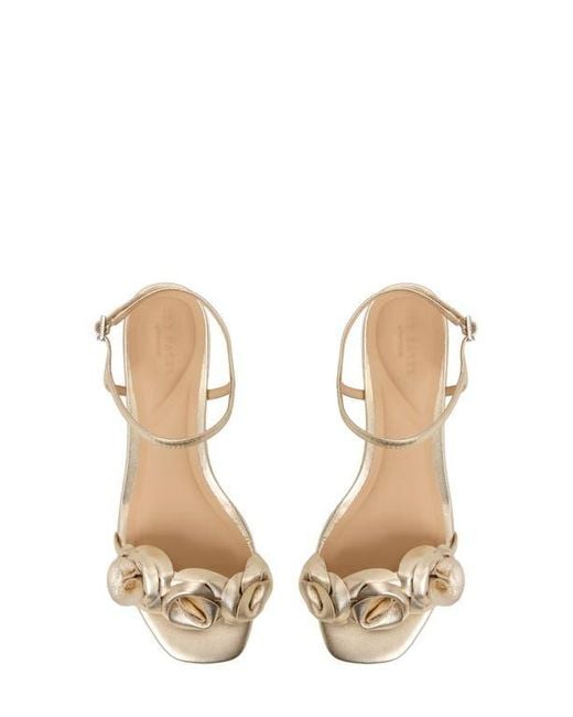 Ted Baker Metallic June Ankle Strap Sandal