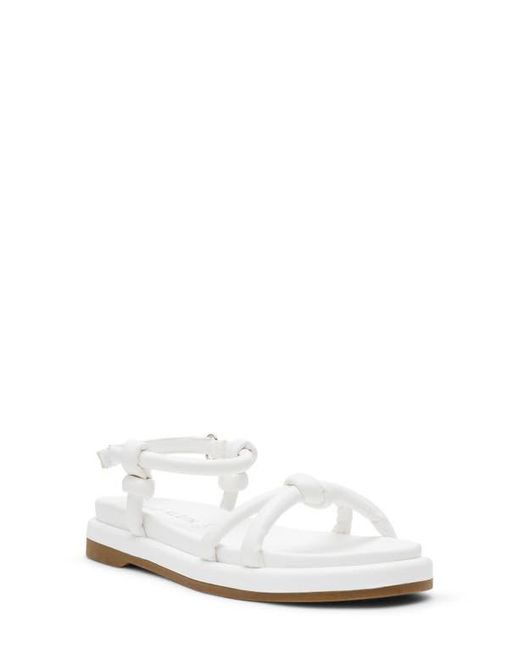 Anne Klein White Elisabeth Ankle Strap Sandal