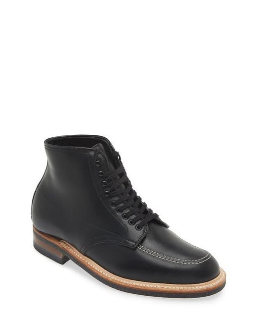 Alden Black Leather Workboot for men