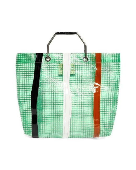Plan C Green Clear Shopper Tote