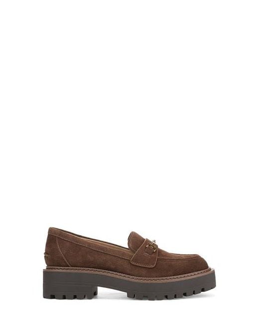 Sam Edelman Brown Leah Platform Loafer