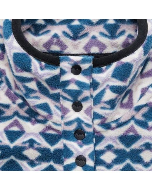 Kavu Blue Cavanaugh Pullover