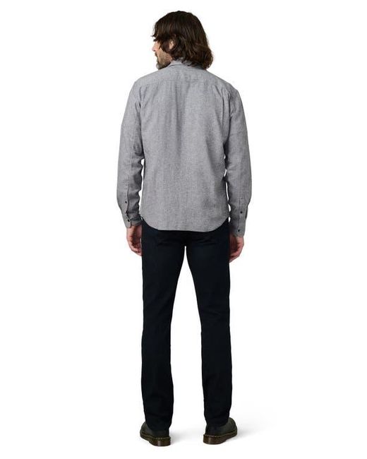 Joe's Jeans Gray Chester Flannel Button-Up Shirt for men
