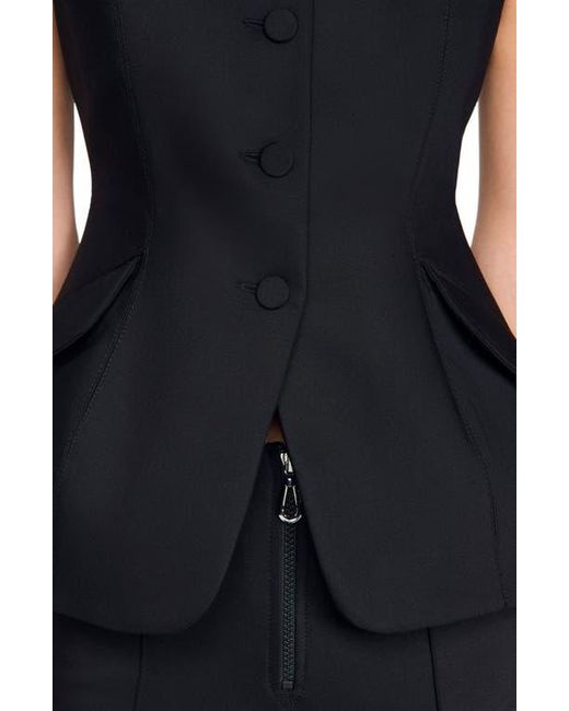 Sandro Black Peplum Jacket