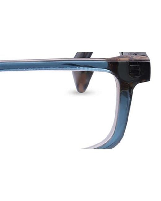 Eyebobs Blue Card Carrier 48Mm Rectangular Sunglasses