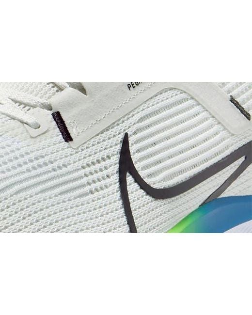 Nike Green Air Zoom Pegasus 40 Running Shoe for men