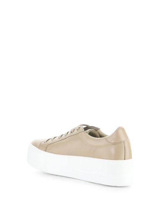 Bos. & Co. White Maya Platform Sneaker