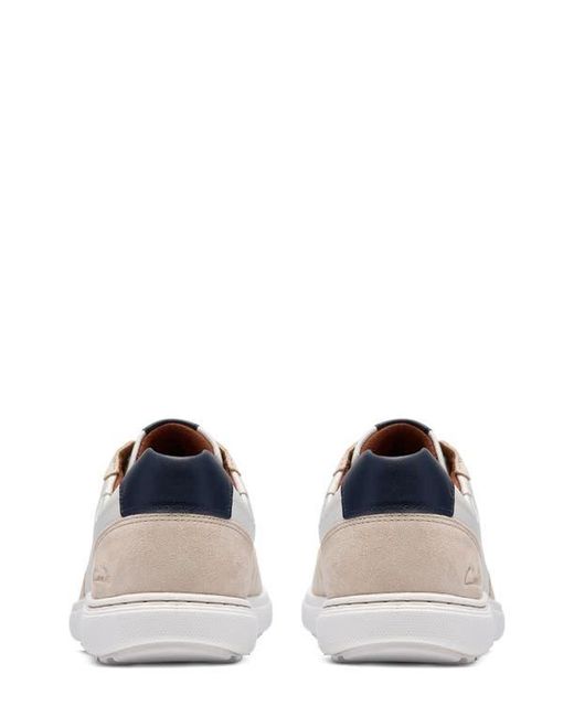 Clarks White Mapstone Sport Sneaker for men
