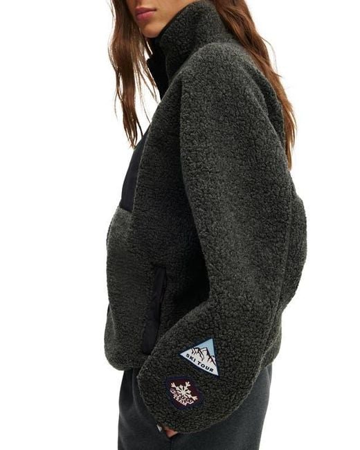 Cotton On Black Active Trail Soft Fleece Zip Through