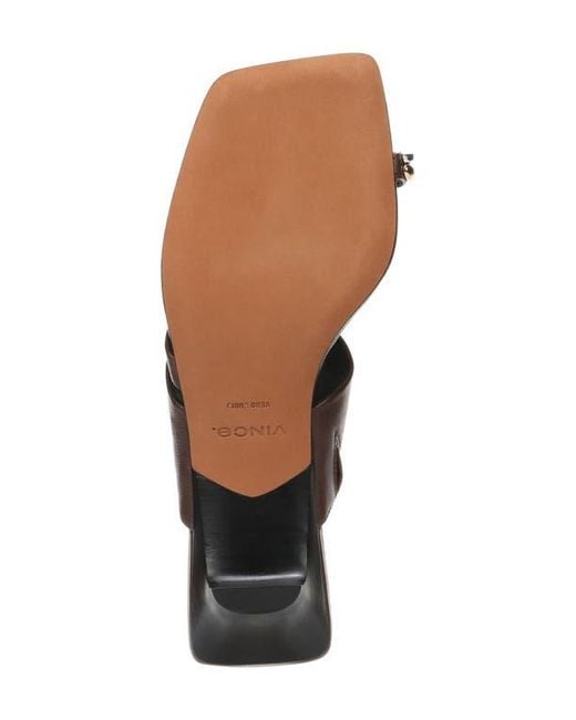 Vince White Stacy Toe Loop Sandal