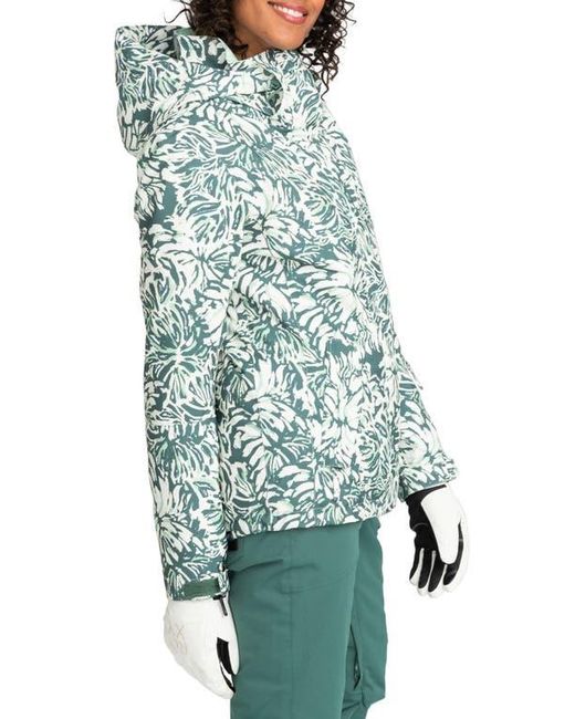 Roxy Green Jetty Waterproof Snow Jacket